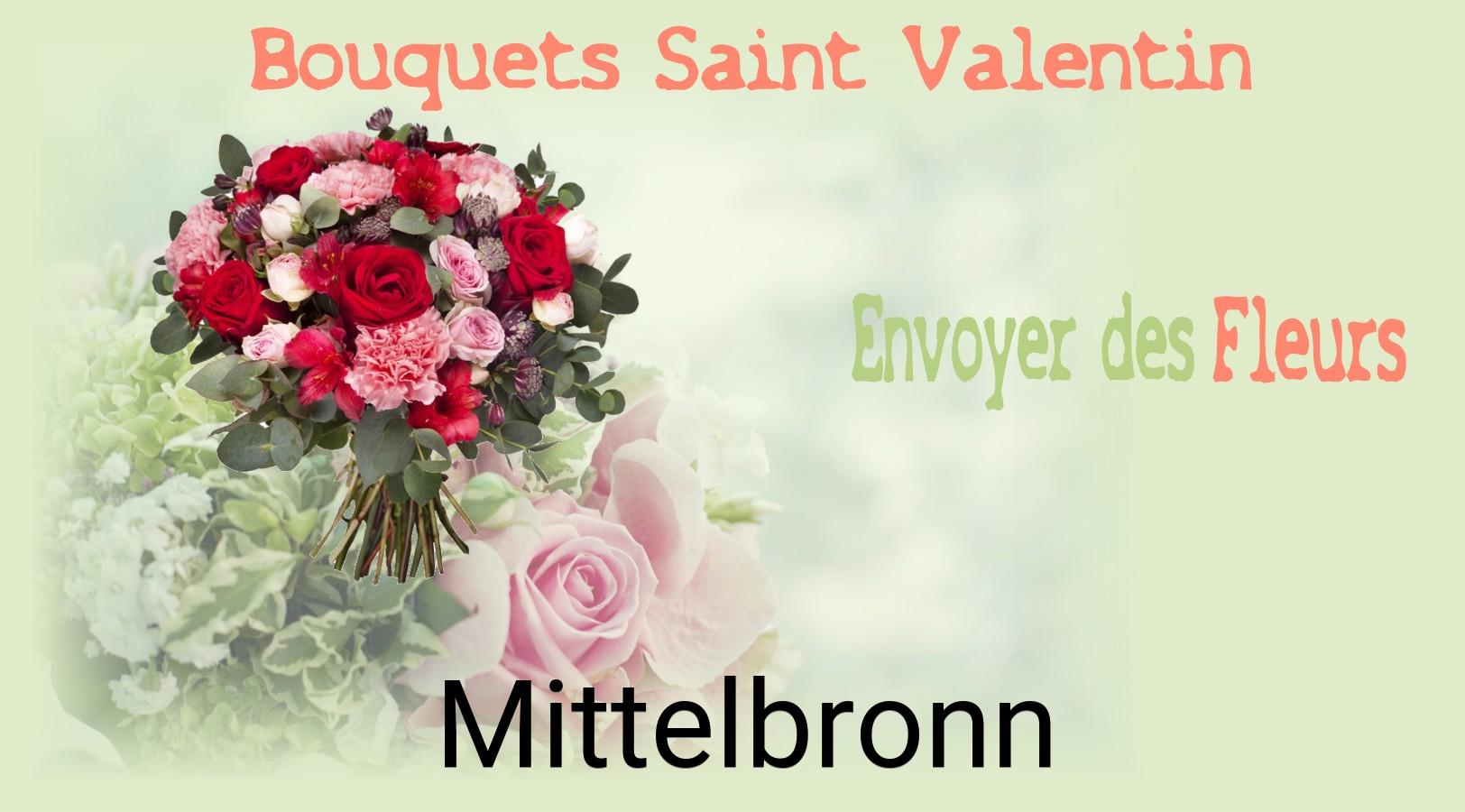 Roses de Saint-Valentin livrées à Mittelbronn